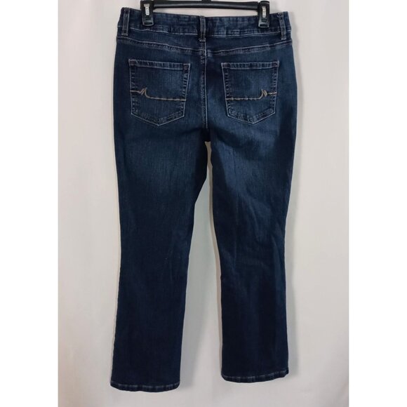 M. Jeans by Maurices Mid Rise Straight Leg Jeans Women’s Size 12 Short Blue - Picture 5 of 6